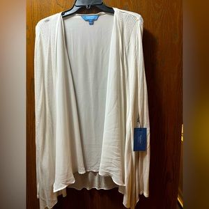 Vera Wang Cardigan with Tags - White - XL